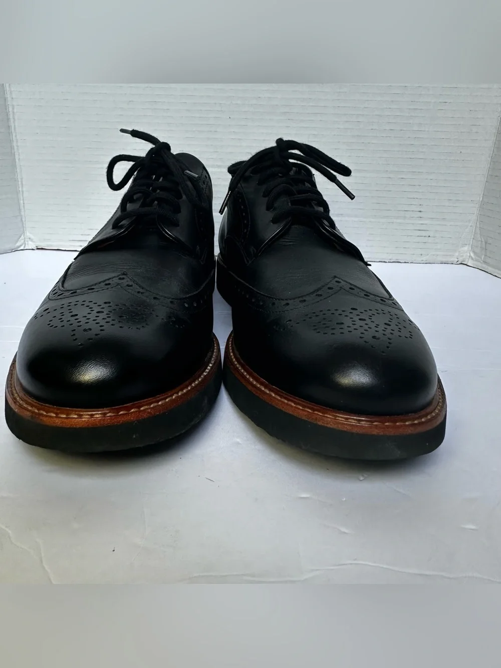 Samuel Hubbard Men’s 100% Leather Oxford Tipping Point Men’s Dress Shoes-Size 11